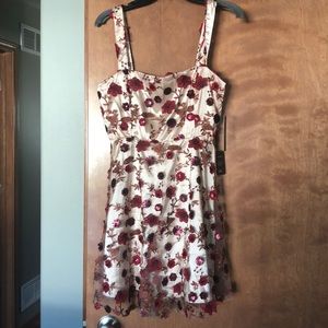 Lulus mini fit and flare dress